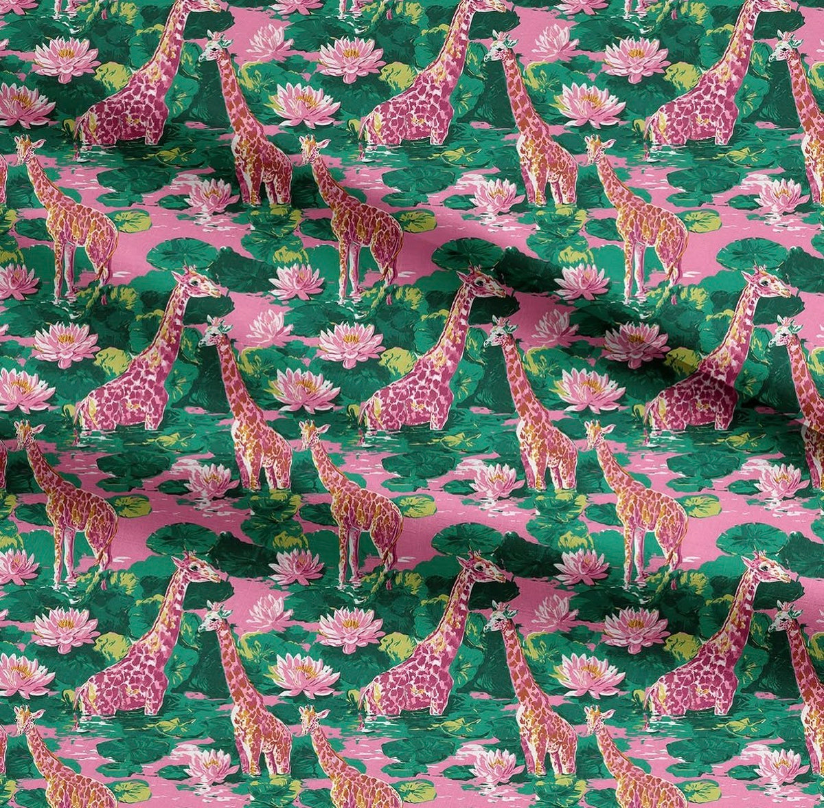 Giraffe Garden Stroll
