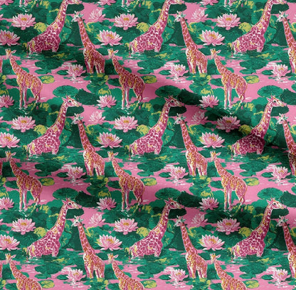 Giraffe Garden Stroll