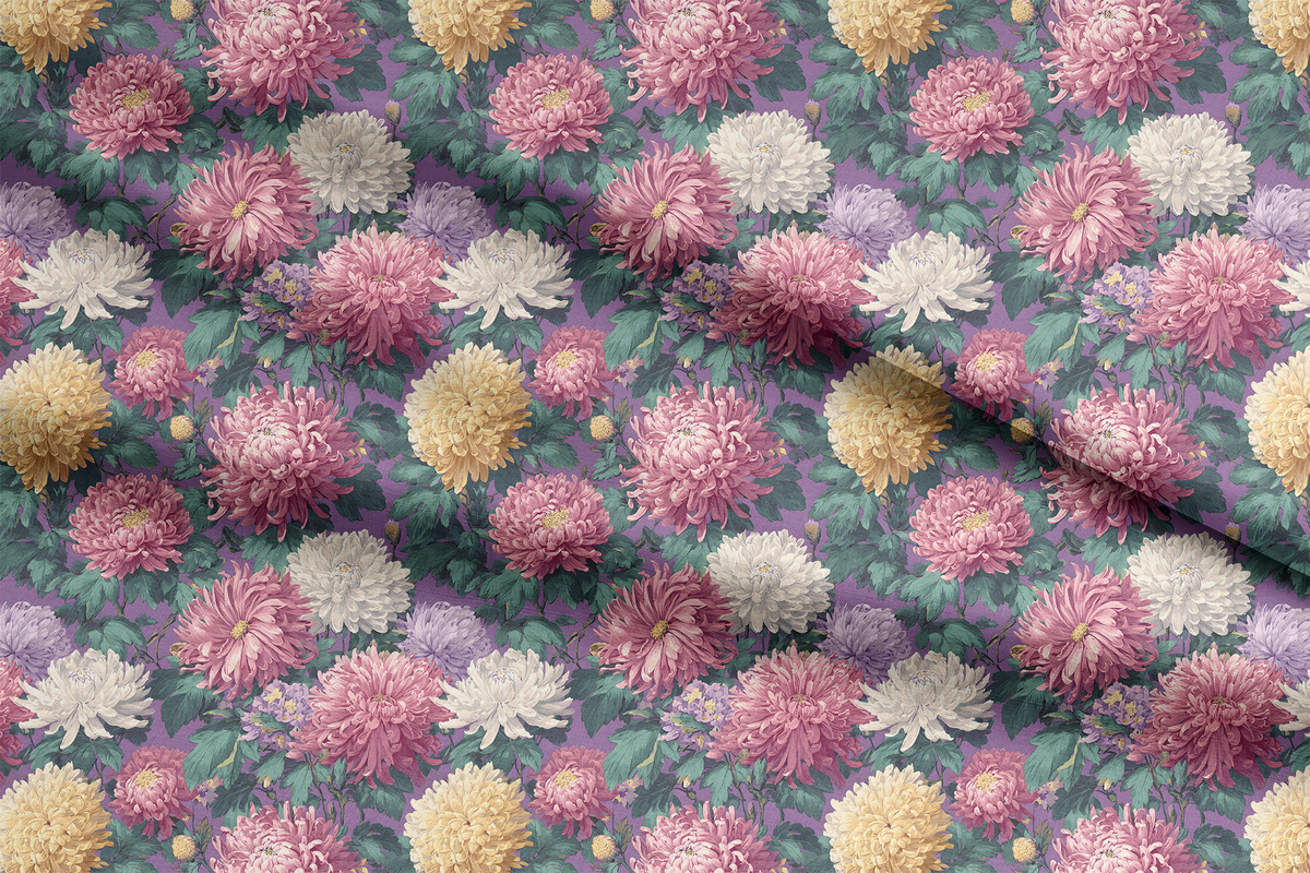 Mauve Chrysanthemum